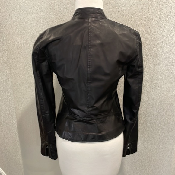 ATM | Lamb Leather Moto Jacket - Picture 5 of 13